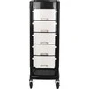 Activeshop Kirpėjo vežimėlis GABBIANO HAIRDRESSER HELPER FT65 Juodas/Baltas