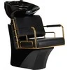Activeshop Kirpyklos plautuvė GABBIANO PROFESSIONAL HAIRWASHER PRATO GOLD Juodas
