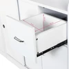 Activeshop Registratūros stalas GABBIANO RECEPTION DESK SHOWROOM GLASS Baltas