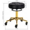Activeshop Kosmetologinė meistro kėdutė Gabbiano D054G Gold and Juodas