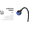 Activeshop Uv led lempa juoda, kabinasi prie stalo