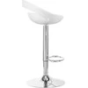 Activeshop Baro kėdė LUPUS ECO LEATHER CHROME Baltas