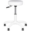 Activeshop Kosmetologinė meistro kėdutė BEAUTY STOOL ELEGANT Baltas