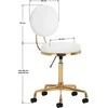 Activeshop Kosmetologinė meistro kėdutė COSMETIC CHAIR ELITE Baltas