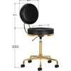 Activeshop Kosmetologinė meistro kėdutė COSMETIC CHAIR ELITE Juodas