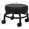 Activeshop Kojų atrama - pedikiūro taburetė 28cm Juodas