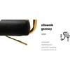 Activeshop Biuro kėdė su ratukais QS-OF211G Gold Juodas