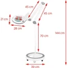 Activeshop Kosmetologinė LED lempa su lupa ir stovu ELEGANTE 60LED 5D 8W
