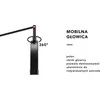 Activeshop Kosmetologinė stalinė LED lempa Glow MX3 Juodas