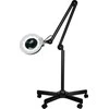Activeshop Kosmetologinė LED lempa su lupa ir stovu 12W Juodas