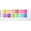Activeshop Hibridinis nagų lakas Ocho Nails Color Rainbow, R04 oranžinė, 5 g
