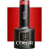 Activeshop Hibridinis nagų lakas Ocho Nails Raudona, raudonas 203, 5 g