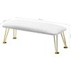Activeshop Manikiūro porankis PROFESSIONAL ELEGANCE GLAMOUR GOLDEN Baltas