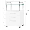Activeshop Kosmetologinis vežimėlis 6050 Baltas