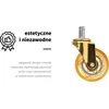 Activeshop Ratukų rinkinys meistro kėdutei Roll Speed Gold, 5 vnt.