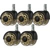 Activeshop Ratukų rinkinys meistro kėdutei Roll Speed Duo, 5 vnt.