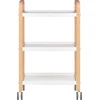 Activeshop Kosmetologinis vežimėlis BEAUTY WOOD