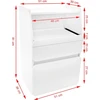 Activeshop Kosmetologinė spintelė AZZURO 970 Baltas