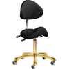 Activeshop Kosmetologinė meistro kėdutė Giovanni 1004 Gold Juodas