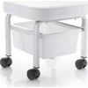 Activeshop Kojų atrama pedikiūrui su vonele - pedikiūro taburetė PEDICURE STOOL BATH