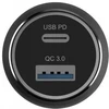 Įkroviklis Adam Elements Adam Elements Omnia C1 Pro - kroviklis samochodowa USB-C/USB-A 83W juoda - Garantija bezpieczeństwa.
