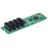 StarTech 4-PORT M.2 Į SATA ADAPTERĮ / M.2 PCIE 3.0 IKI SATA IŠPLĖTIMO C