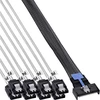 Adaptec InLine® MCIO x8 šakotasis laidas į 8x SATA, 1 m