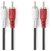 Adaptec Nedis Kabelis 2xRCA - 2xRCA kištukai 2.0m