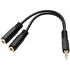 Adapteris BLOW 3.5mm M, 2×3.5mm F, juodas 91-217