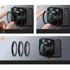 K&F adapteris redukcinis žiedas 42mm-49mm, skirtas Ricoh GR II III IIIx + dangtelis / SKU.2328