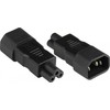 Adapteris AV Alcasa Alcasa PA-1405S maitinimo kištukų adapteris C14 C5 Juodas