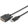AV adapteris Digitus Rodyti Uostas - DVI- D juodas (AK- 990900- 020- S)