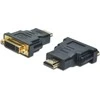 Assmann Electronic ASSMANN HDMI adapteris tipas A - DVI-I(24+5) M/F Full HD bl