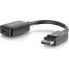 Adapteris AV C2G C2G 8 colių „DisplayPort“ į HDMI adapteris – DP–HDMI adapteris – 1080p – Juodas – M/F – Vaizdo adapteris – „DisplayPort“ kištukas prie HDMI lizdo – 20,3 cm – ekranuotas – Juoda