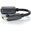 Adapteris AV C2G C2G 8in DisplayPort to VGA Adapteris - DP to VGA Adapteris Converter - Juodas - M/F - DisplayPort-Kabelis - DisplayPort (M) zu HD-15 (VGA) (W) - 20.32 cm - eingerastet - Juodas
