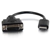 AV adapteris C2G HDMI į DVI-D adapteris - HDMI į vienos jungties DVI-D keitiklis - M/F - vaizdo keitiklis - HDMI - DVI - juodas