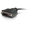 AV adapteris C2G HDMI į DVI-D adapteris - HDMI į vienos jungties DVI-D keitiklis - M/F - vaizdo keitiklis - HDMI - DVI - juodas