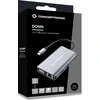 Carruzzo Conceptronic DONN21G knyginių kompiuterių dokas / jungčių replikatorius Vielinis USB 3.2 Gen 1 (3.1 Gen 1) Type-C Pilka