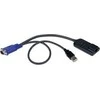 Adapteris AV Dell D-Sub (VGA) - RJ-45 juoda (A7485901)
