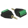Adapteris AV Delock Adapteris Wtyk jack 3,5 mm do złącza terminalowego 5-pin
