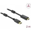 Delock Active DisplayPort 1.2–HDMI kabelis 4K 60 Hz 2 m