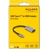 „Adapteris AV Delock DeLOCK 60021 išorinė vaizdo plokštė USB 7680 x 4320 px Juoda, Pilka“