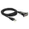DLC DeLOCK 65962 serijinis kabelis Juoda 3 m USB A tipo DB-9
