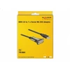 DLC DeLOCK 65962 serijinis kabelis Juoda 3 m USB A tipo DB-9