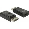 Adapteris AV Delock Delock - Videoadapter - DisplayPort mannlich zu HDMI weiblich - Juodas - passiver Konverter, unterstutzt 4K 30 Hz (3840 x 2160), Unterstutzung fur 3D-Video