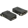 Delock DisplayPort 1.2 adapteris, moteriškas ir moteriškas lyties keitiklis su 20 kaiščiu