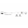 DELOCK Adapteris mini Displayport 1.1 kištukas > Displayport / HDMI / DVI lizdas pasyvus baltas