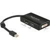 Delock Adapteris mini Displayport 1.1 male > Displayport / HDMI / DVI