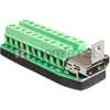 „Delock“ adapterio HDMI lizdas > 20 kontaktų gnybtų blokas