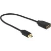 Delock AV adapteris HDMI Micro – HDMI juodas (65687)